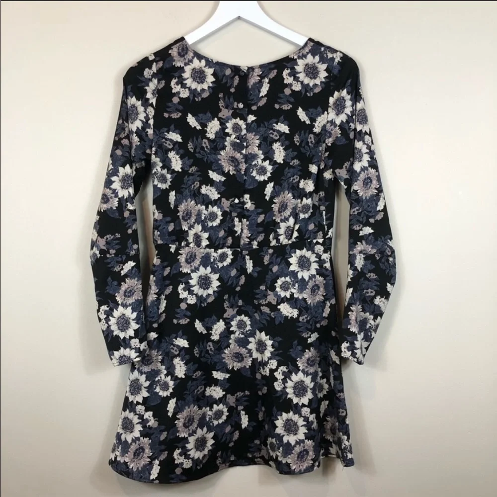 Free People Black Sunflower Parker Dress 2 NWT - Picture 7 of 8